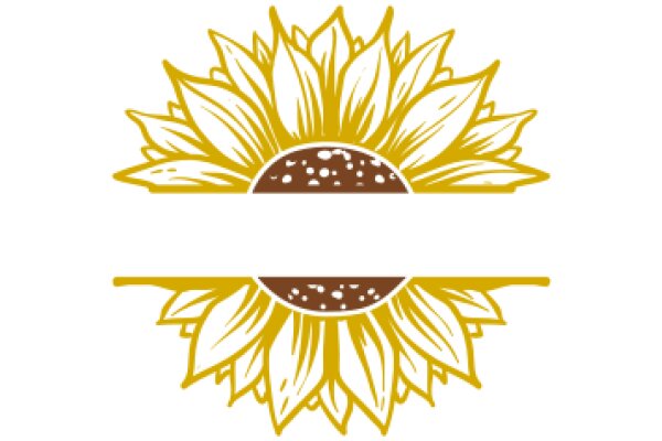 Sunflower Logo with Brown Center