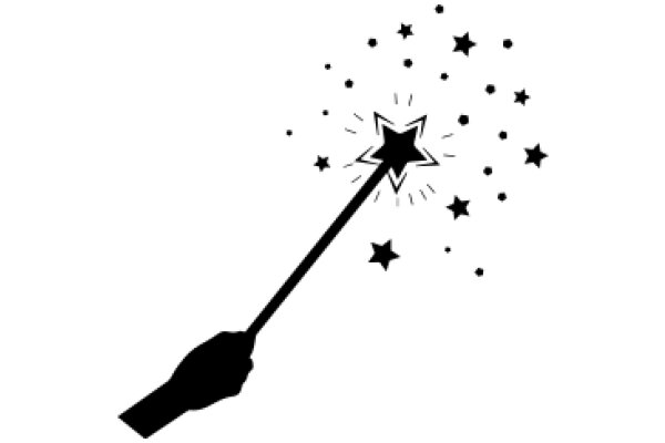 Magical Moment: A Wand and Starry Sky