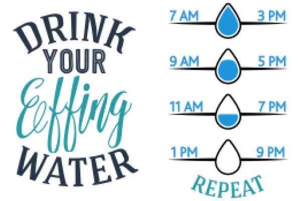 A Visual Guide to the Timing of Water Intake for Efficient Efficacy