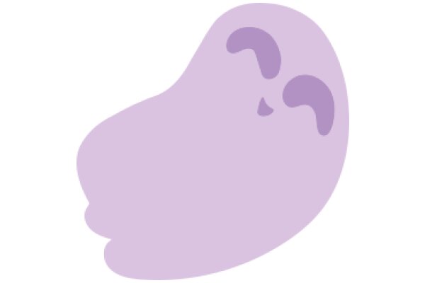 A Purple Emoji with Ears and a Nose