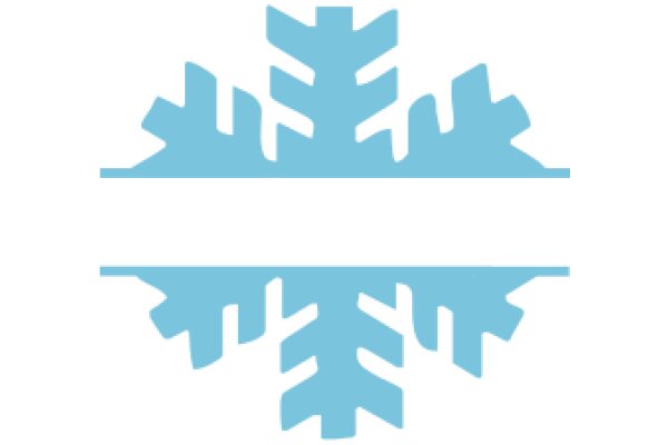 Stylized Blue Snowflake Logo