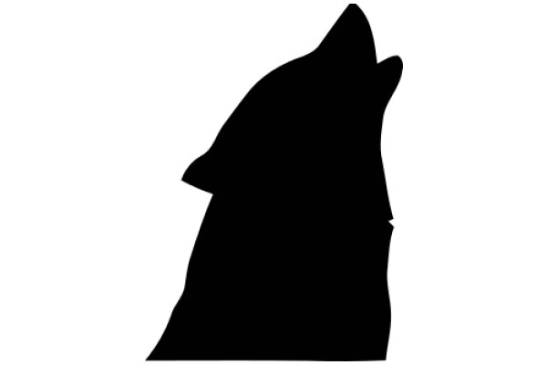 Silhouette of a Wolf's Head