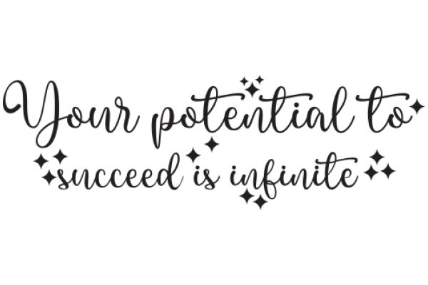 Inspirational Quote: Your Potential to Succeed is Infinite