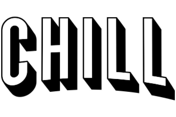 Chill: A Graphic Design of the Word 'Chill' in a Stylized Font