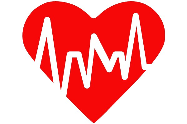 Electrocardiogram Heartbeat Graphic