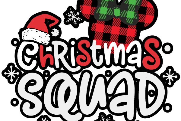 Christmas Squad: A Festive Logo for the Holiday Season