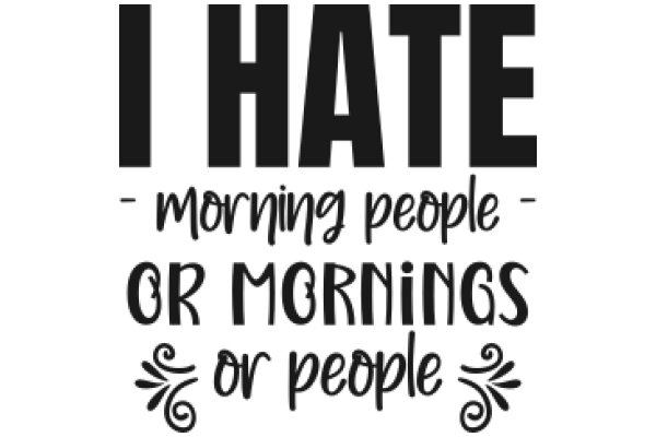 I Hate Mornings: A Humorous Take on Morning Routines