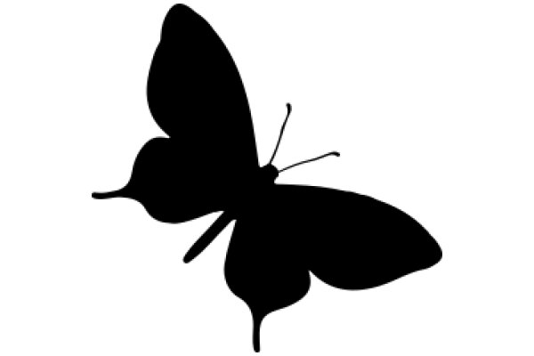 Silhouette of a Butterfly: A Symbol of Transformation and Beauty