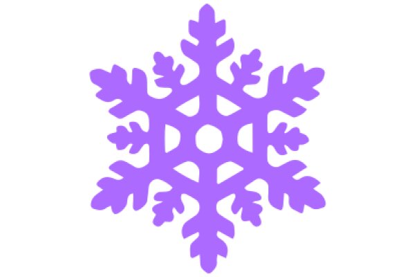 Purple Snowflake: A Symbol of Winter's Beauty