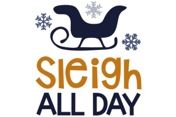 Sleigh All Day: A Festive Logo for the Holiday Season