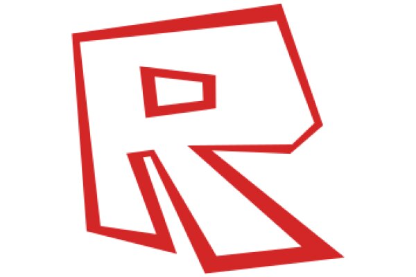 Vivid Red Letter 'R' on a White Background