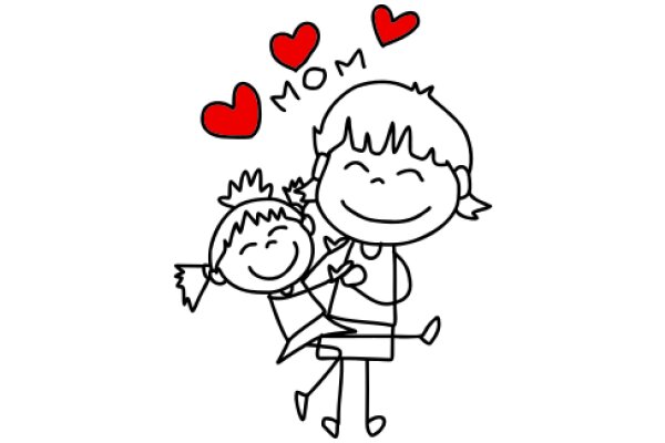 Mom's Love: A Heartwarming Illustration