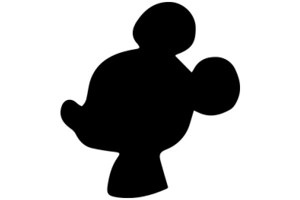 A Pixelated Silhouette of a Character