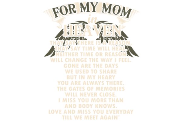 For My Mom in Heaven: A Poem of Love and Remembrance