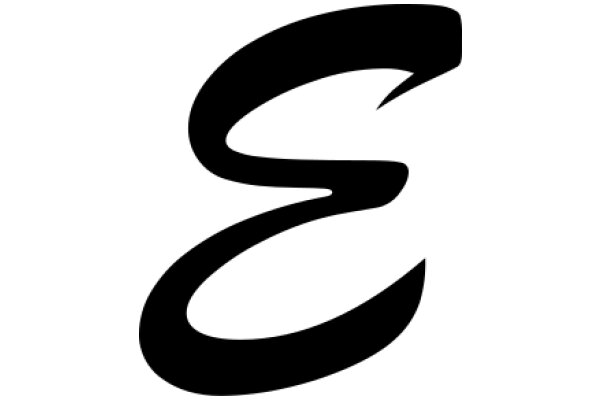 Stylized Letter 'E' in