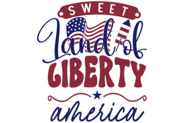 Sweet Land of Liberty: A Graphic Design Poster