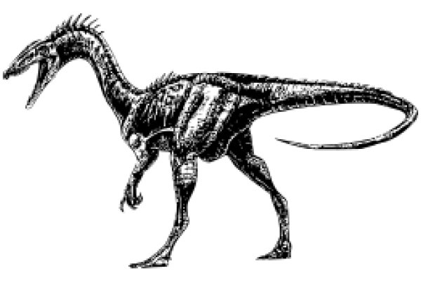 A Classic Illustration of a Velociraptor