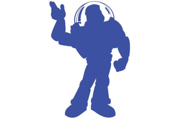 Astronaut Icon on a White Background