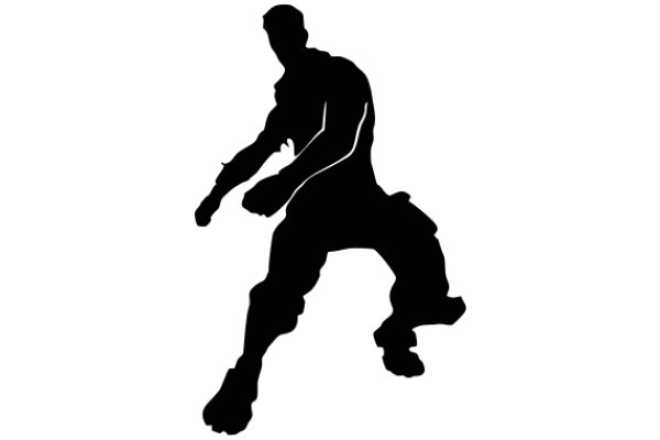 Silhouette of a Person in Motion