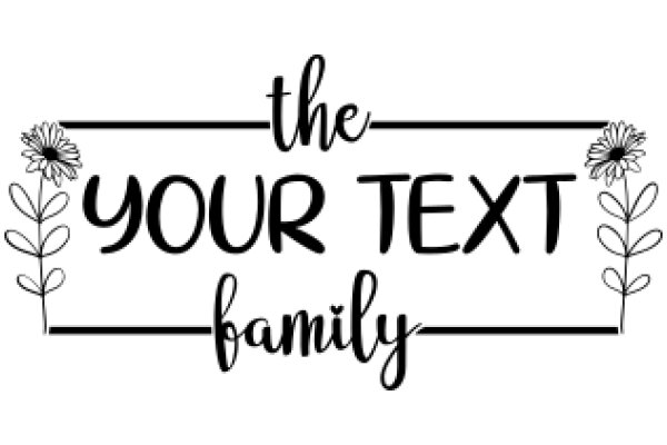 Your Text Family: A Graphic Design Showcase