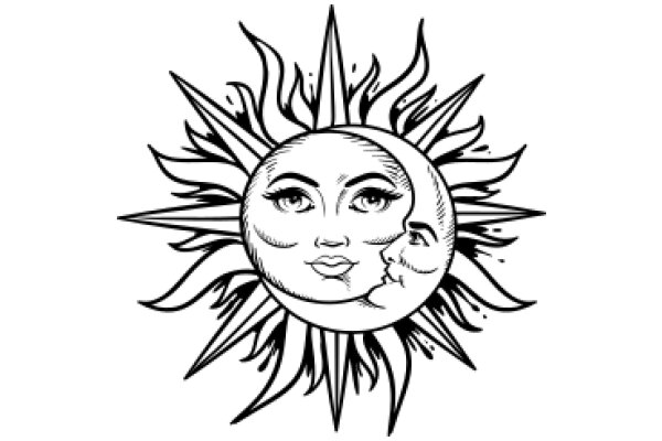 Embrace the Sun: ASunflower with a Moon Face