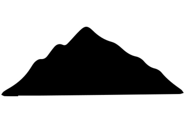 Silhouette of a Mountain