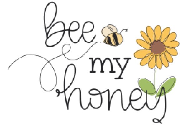 Honey, Bee, Flower: A Playful Promotion of Nature's Sweetness