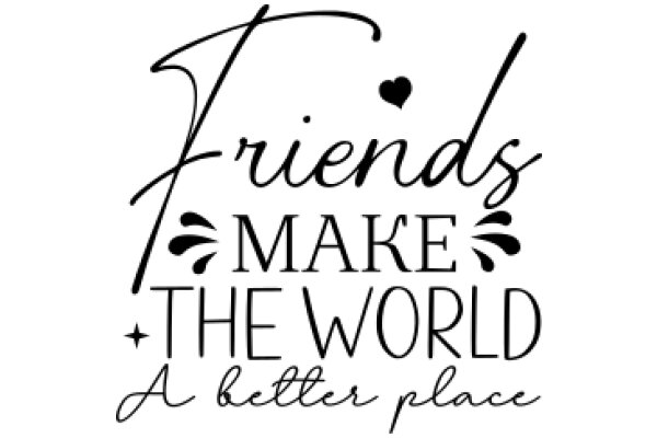 Friends Make the World a Better Place