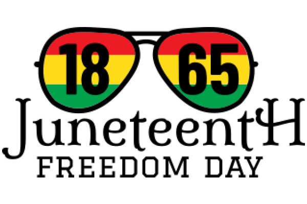 Celebrating Freedom Day with a Vibrant 1865 Sunglasses Logo