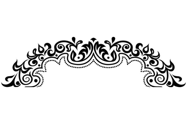 Stylized Artwork of an Archway with Intricate Designs