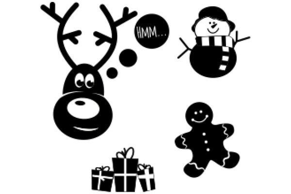 A Festive Collection of Christmas-themed Stickers