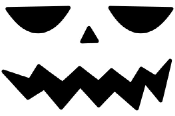 Simplistic Halloween Icon: A Skull and Crossbones Emoji