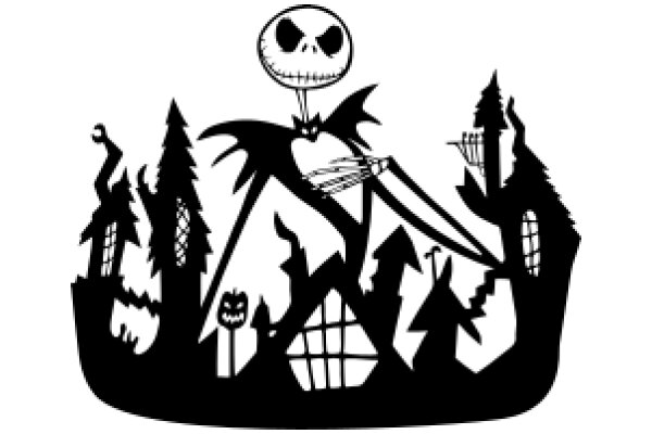 Silhouette of a Timeless Classic: The Nightmare Before Christmas