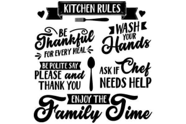 Kitchen Rules for a Polite and Thankful Family