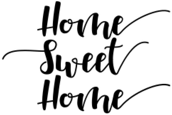 A Simple, Elegant Sign for a Home Sweet Home