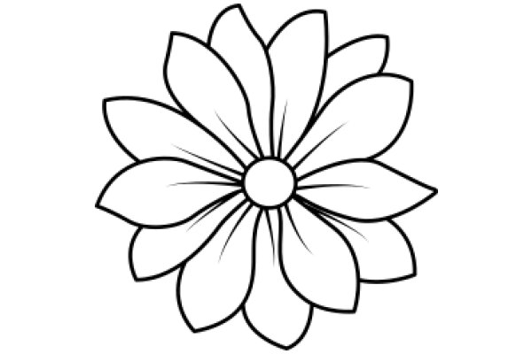 Stylized Flower Illustration