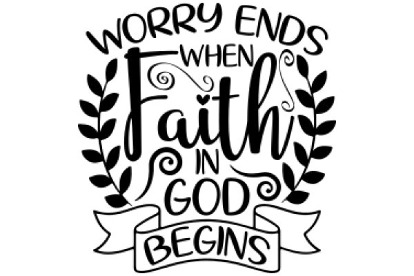 Worry Ends When Faith in God Begins