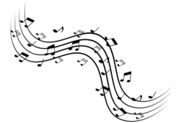 Melodic Waves: A Visual Symphony of Musical Notation