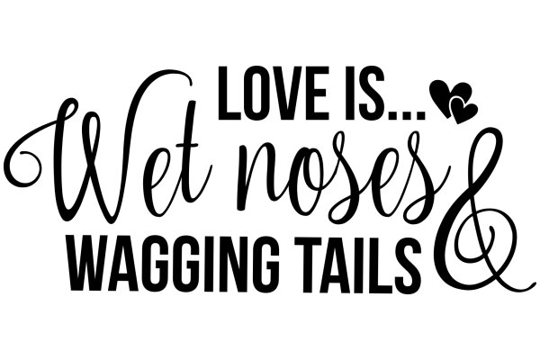 Love is... Wet Noses & Wagging Tails