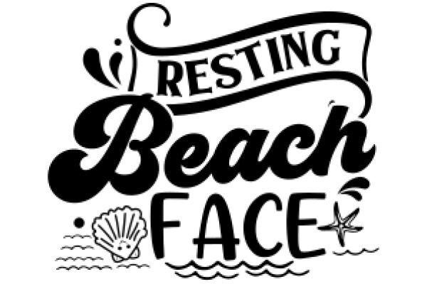 Resting Beach Face: A Playful and Relaxed Illustration