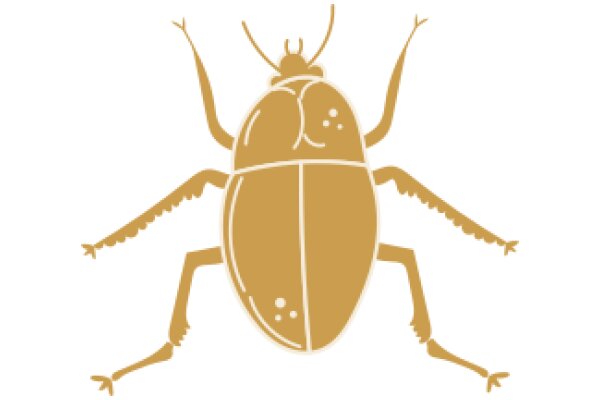 A Golden Bug Illustration