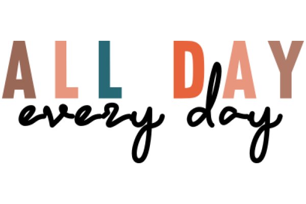 All Day: A Graphic Design Poster