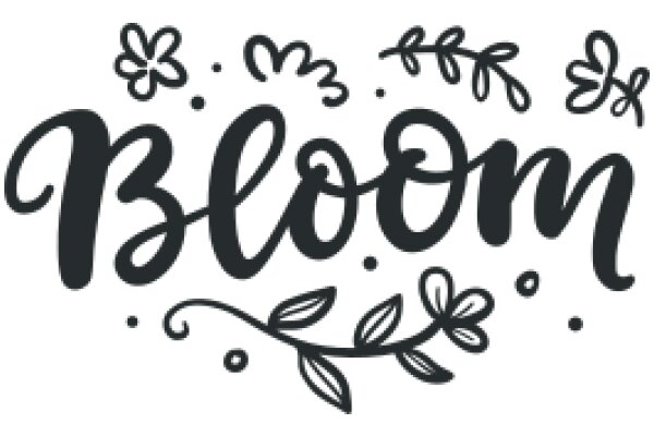 Stylized Flower Logo with the Word 'Bloom'