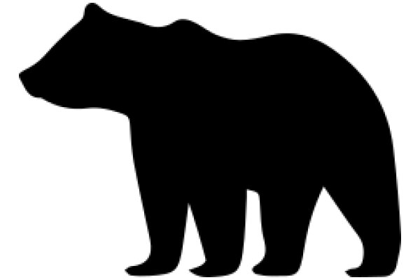 A Silhouette of a Bear: A Symbol of Strength and Wisdom