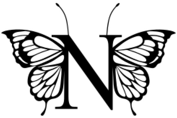 Monogrammed Butterfly Logo