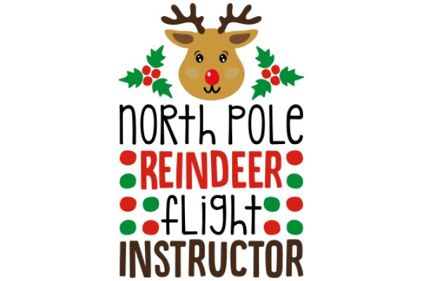 Holiday-Themed Sign for a Flight Instructor Course