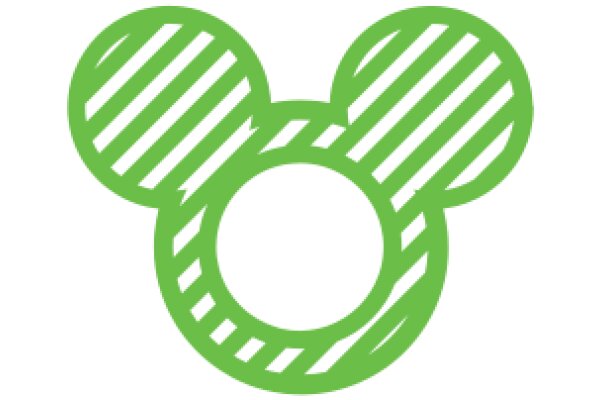 Vibrant Green Mickey Mouse Ear Logo