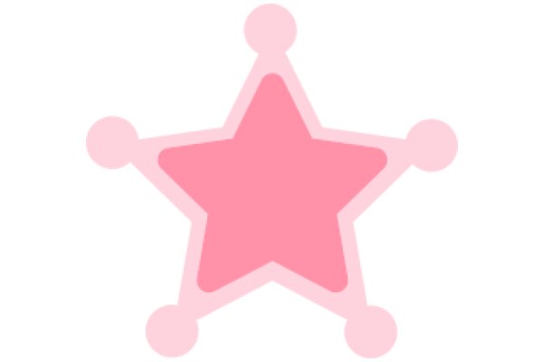 A Pink Starburst Emoji