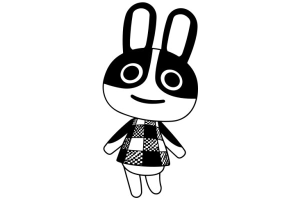 A Charming Cartoon Bunny