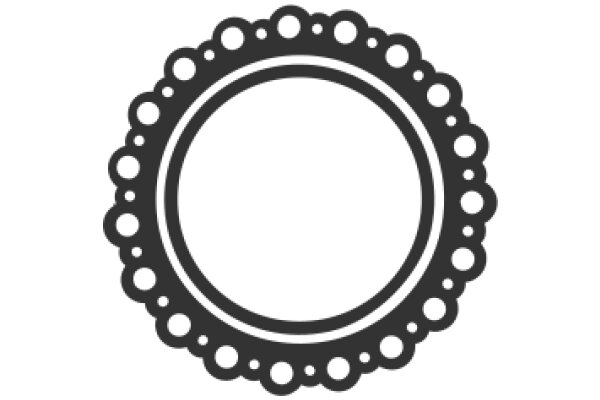 A Solid Circle on a White Background